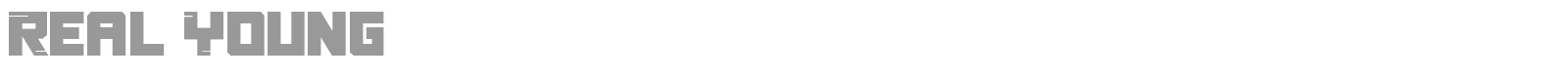 Real Young font preview